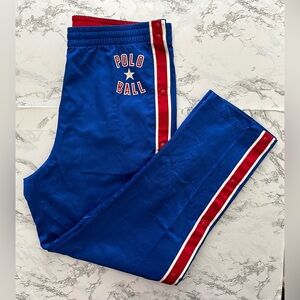 Polo Sport Polo Ball Satin Rugby 67 New York Jogger Pants PWing Men’s Size XL